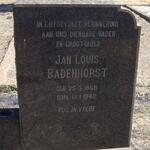 BADENHORST Jan Louis 1868-1948