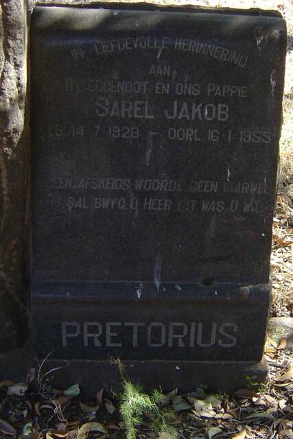 PRETORIUS Sarel Jakob 1928-1955
