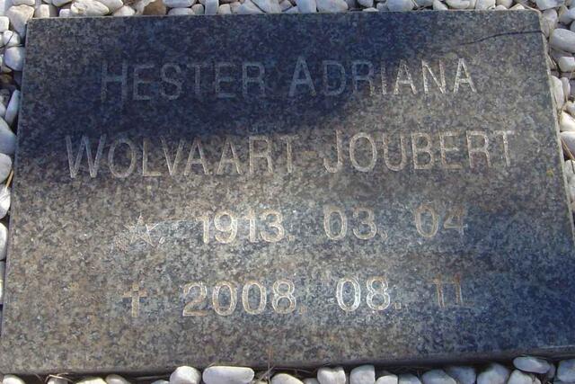 JOUBERT Hester Adriana formerly WOLVAARDT 1913-2008