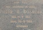 BOSHOFF Pieter H. 1911-1955