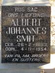 SMIT Albert Johannes 1953-1954