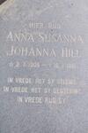 HILL Anna Susanna Johanna 1908-1991