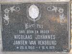 RENSBURG Nicolaas Johannes, Jansen van 1950-1971