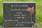 STRYDOM Francois Julius 1903-1981
