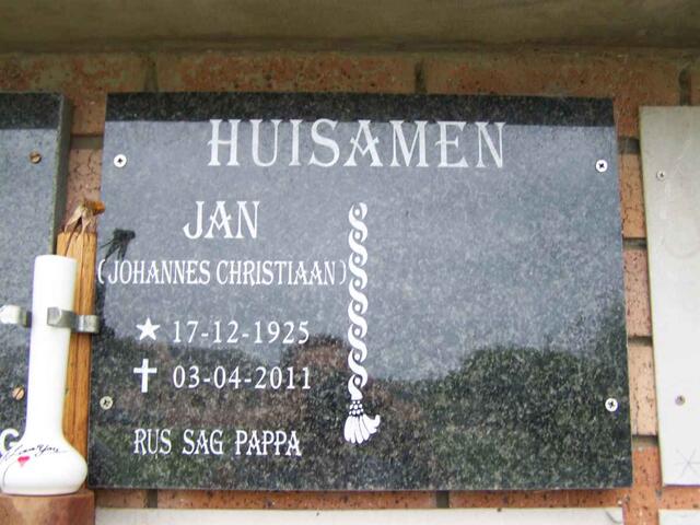 HUISAMEN Johannes Christiaan 1925-2011