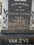ZYL Anthonie Johannes, van 1877-1957