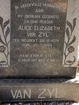 ZYL Alice Elizabeth, van nee NEUBERT 1879-1954