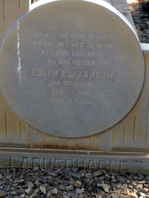 LABUSCHAGNE Edith Elizabeth nee TALJAART 1898-1951