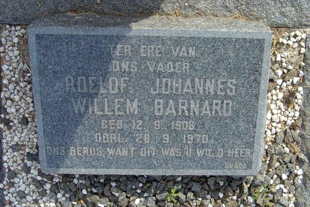BARNARD Roelof Johannes Willem 1906-1970