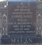 MALAN Gabriel Daniël -1941