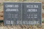 RENSBURG Cornelius Johannes, van 1886-1956 & Nicolina Jacoba 1906-1982
