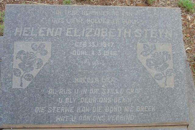 STEYN Helena Elizabeth 1917-1946