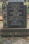 RENSBURG Hendrik Hermanus Steyn, Jansen van 1890-1945 & Elizabeth Cathrina ROOS 1897-1968