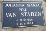 STADEN Johanna Maria Nel, van 1906-1944