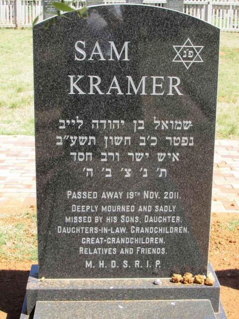 KRAMER Sam -2011