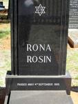 ROSIN Rona -1989