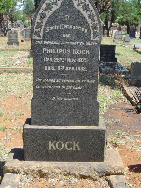 KOCK Philipus 1875-1932