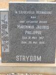 STRYDOM Marthinus Jacobus Phillippus 1917-1950