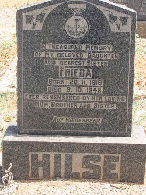 HILSE Frieda 1919-1949