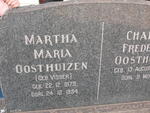 OOSTHUIZEN Martha Maria nee VISSER 1879-1954