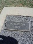 HASELDON M. -1925