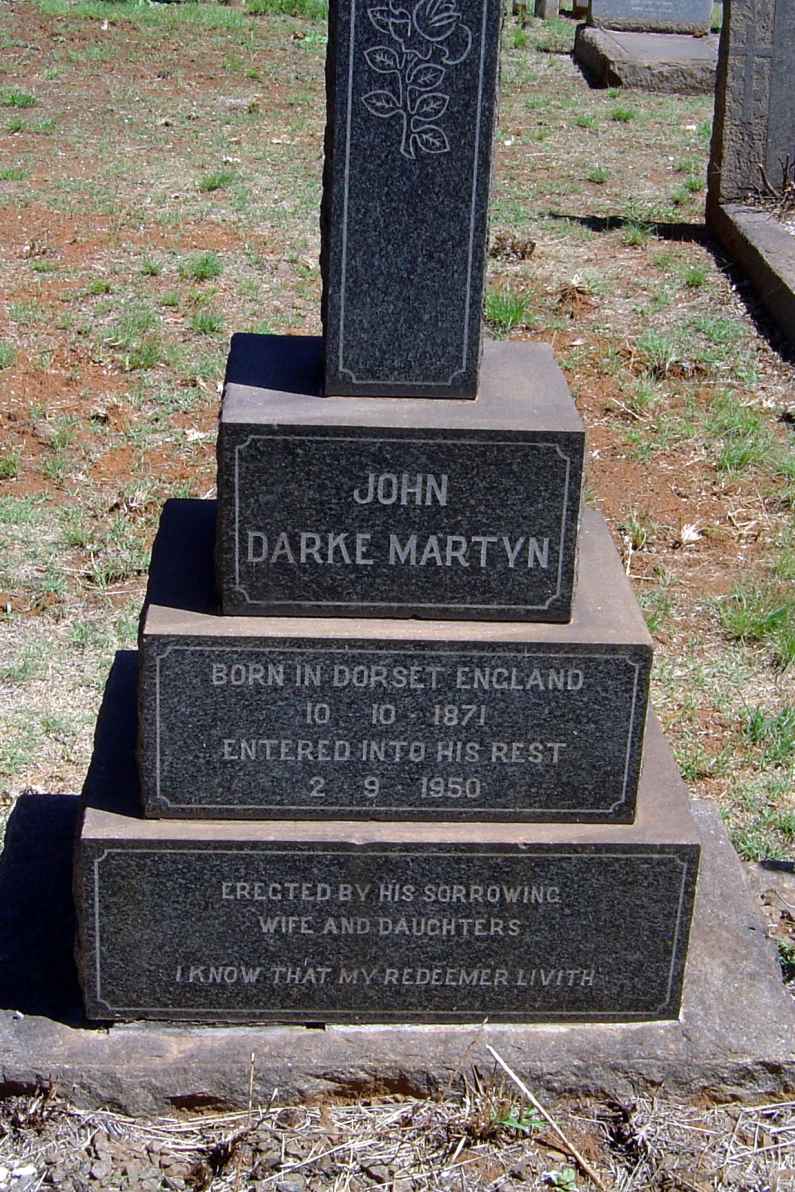 MARTYN John Darke 1871-1950