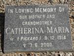 LLEWELLYN Catherina Maria nee PICKARD 1914-2000