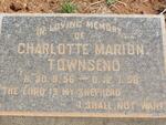 TOWNSEND Charlotte Marion 1956-1958