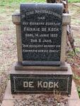 KOCK Frikkie, de -1933