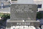 PIETERSE Andrew Christian 1936-1980