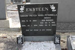 EKSTEEN Gideon Pieter 1902-1974 & Maria Petronella RHEEDER 1912-1999