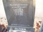 OLIVIER Lowies P. 1937-1993