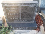 LANGE Trudie 1921-1993