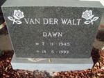 WALT Dawn, van der 1945-1993