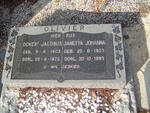OLIVIER Ockert Jacobus 1903-1972 & Janetta Johanna 1907-1993