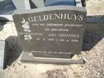 GELDENHUYS Jan Johannes 1919-1974