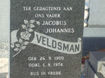 VELDSMAN Jacobus Johannes 1903-1974