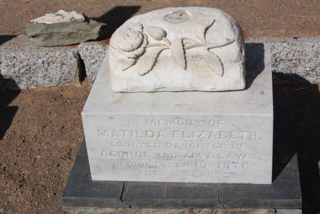 LAWS Matilda Elizabeth -1878