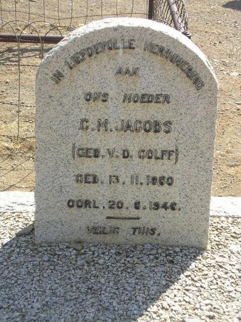 JACOBS C.M. nee V.D. COLFF 1860-1946