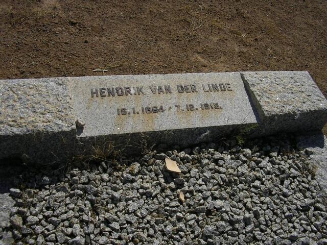 LINDE Hendrik, van der 1864-1915