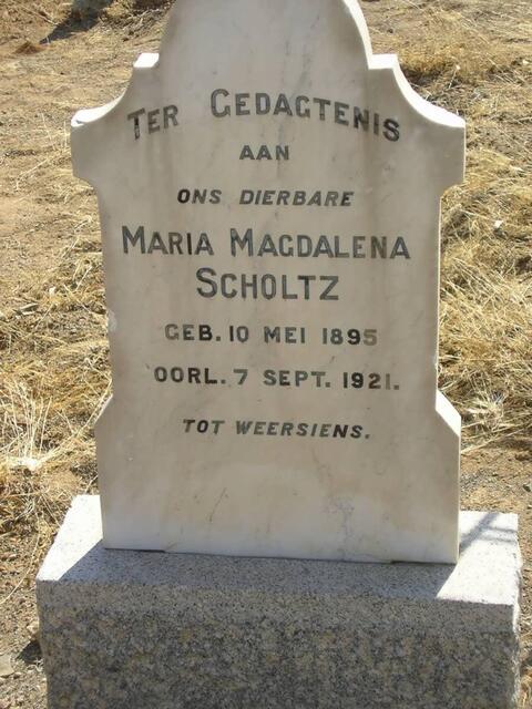 SCHOLTZ Maria Magdalena 1895-1921