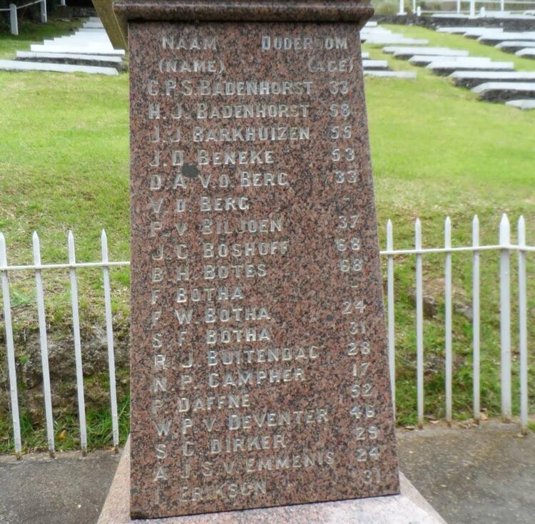 13. Boer War Memorial