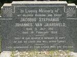 JAARSVELD Jacobus Stephanus Johannes, van 1916-1958