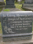 GORDON Douglas Alexander Cameron 1902-1983