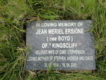 ERSKINE Jean Meriel nee BOYD 1914-2008