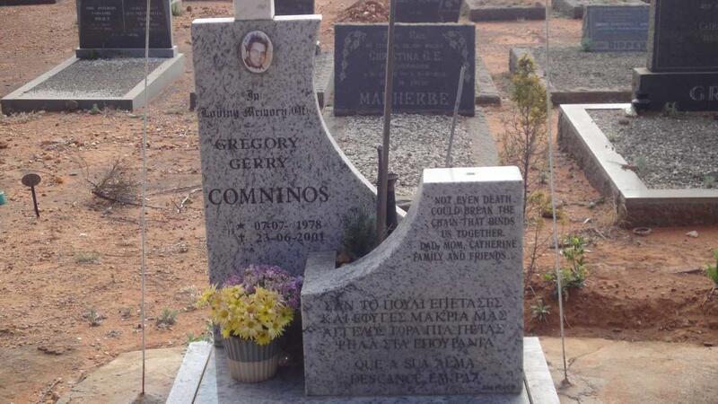 COMNINOS Gregory Gerry 1978-2001