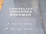 CARSTENS Cornelius Johannes Boesman 1954-2010