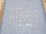 PRETORIUS Maria Elizabeth 1919-2008