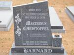 BARNARD Marthinus Christoffel 1927-1998