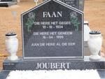 JOUBERT Faan 1934-1999